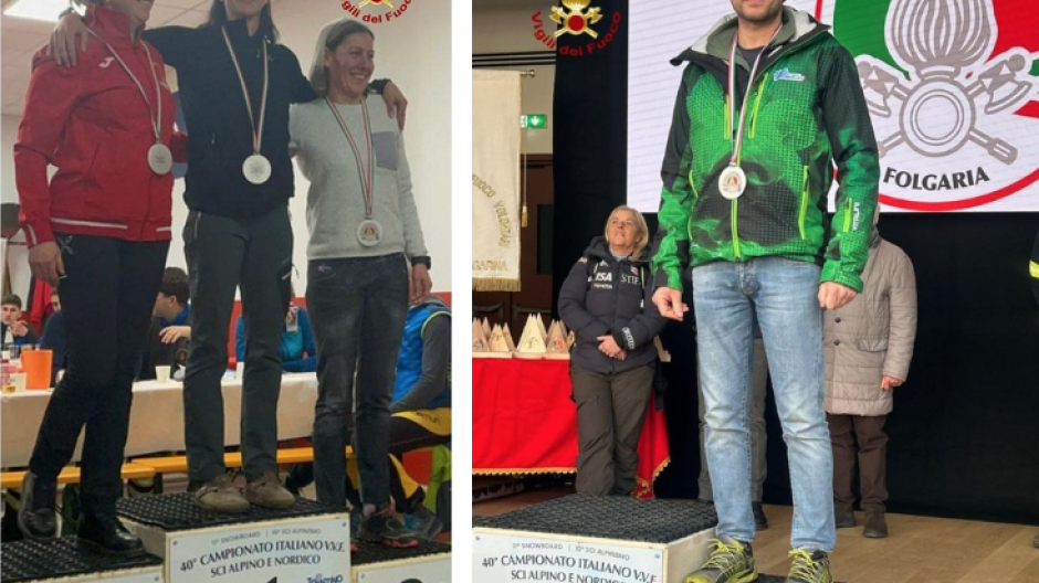 Campionati nazionali Vigili del Fuoco, un oro e un bronzo per il Comando VCO 